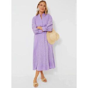 Hyacinth House Lilac embroidered dress